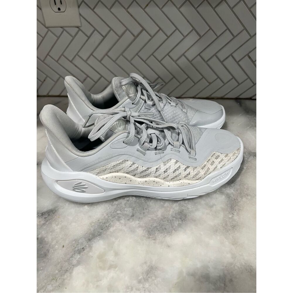 Under Armour Curry Flow 11 Team White Mens 9 / Womens 10.5 Basketball Sh